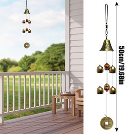 Wind Chime Bell Chinese Metal Bell Feng Shui Lucky Charm Home Decoration
