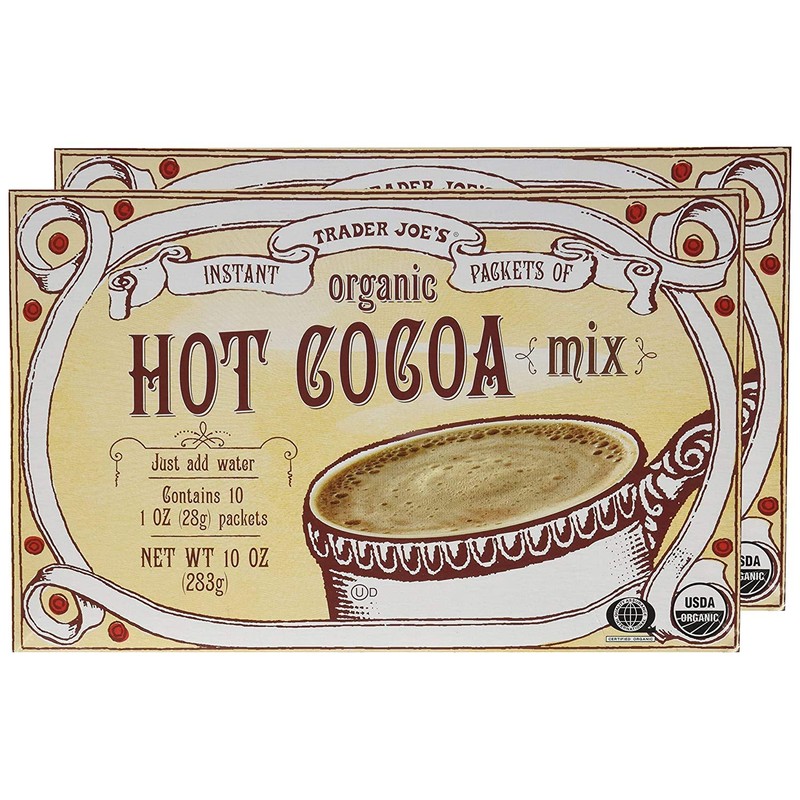 Trader Joe's Organic Hot Cocoa Mix 10 oz Instant Packets