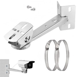 Blink Outdoor Camera Brackets, Blink Holder, Outdoor Stainless Steel, Blink Camera Boom Arm Mount, 360° Adjustable, Suitable for Corner Surveillance Cameras Outdoor