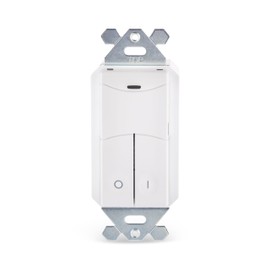 SENSORWORX Wireless Remote Light Switch, SWX-852-B-WH, Links to SENSORWORX Wireless Controllers, Battery Included, Made in USA