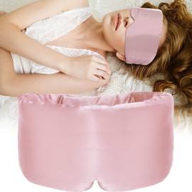 xolear Sleeping Mask for Side Sleepers, 3D Eye Sockets and Adjustable Elastic Band, Comfortable and Breathable, 100% Light Blocking, Ergonomic for Night Sleep, Travel, Napping, Pink