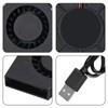 AITRIP Pack of 4 DC 5V USB Fan 75 x
