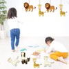 30pcs Unfinished Giraffe Wood Cutouts Giraffe Wood DIY Crafts Cutouts