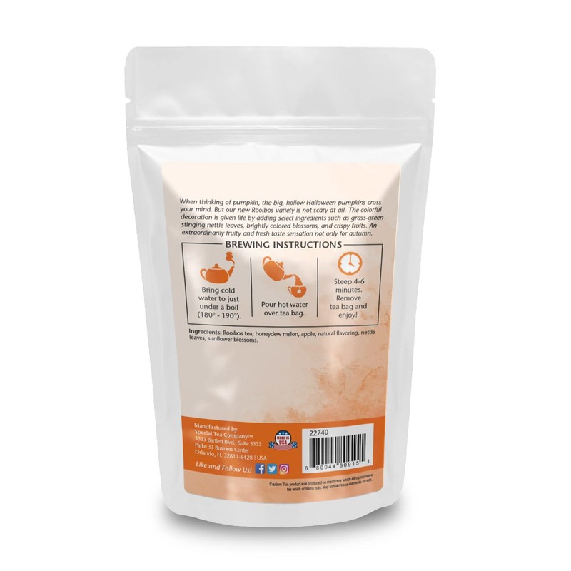 Special Tea Pumpkin Cream Rooibos, 20 Tea Bags