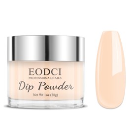 EODCI Dip Powder, Brown Nude Color Dipping powder Long Lasting Dip Nail Colors lasted 28 days No UV/LED Lamp Required Nail Starter Manicure DIY Home Gift 1oz