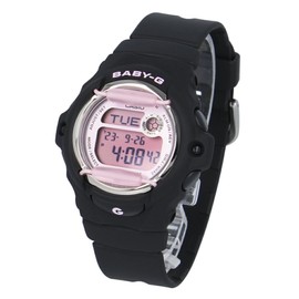 CASIO Baby-G Baby G BG-169 Series Wristwatch, Women's, Digital Resin, Stainless Steel, Black, Pink, BG-169U-1C