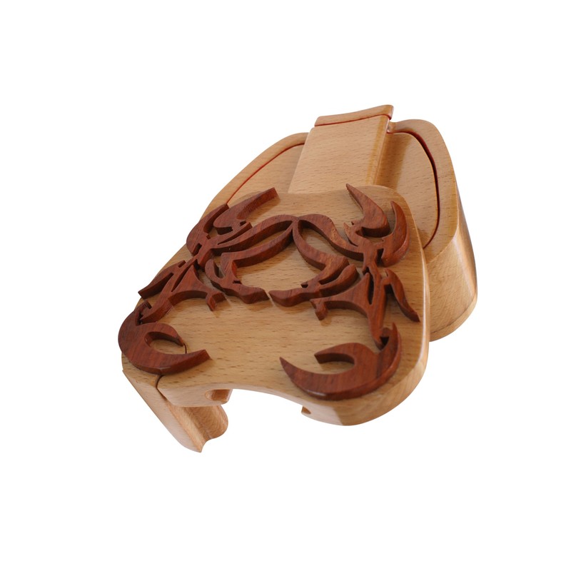 Crab Wooden Secret Puzzle Box