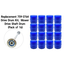 DUODUO 759-3764 Drive Barrels Kit Lawn Mowers Drive Shaft Barrel,Replaces 731-3124, Compatible with Cub Cadet Tractors GT GSE LT GS GSX XT3 44 48 54 2554 2550 2165 2150 2145 2185 2050 (8 Pcs)