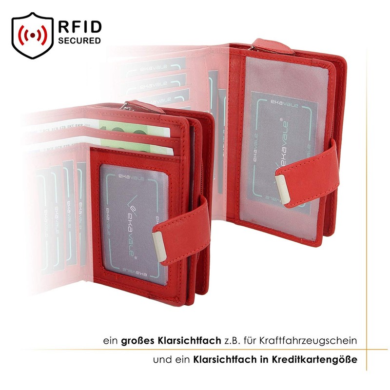 Women's Soft Leather Wallet with RFID Protection - Women's Wallet,