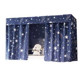 Millya Student Domitory Blackout Bed Curtain Galaxy Starry Bed Canopy Mosquito Nets Bunk Bed Tent(Starry Theme,1.5 * 2M)