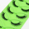 5 pairs Wispy Cat Eye Lashes Wispy False Eyelashes Natural