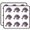 Frog Animal Doodle Waves Pattern Art Decor 2" Each Sticker