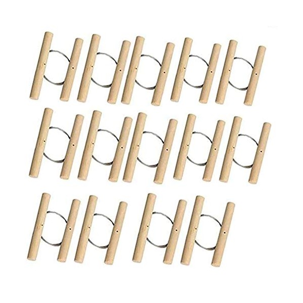 Peerless 12Pcs Wire Clay Cutter with Wood Handle Easy to Use Steel Wire Cutting Tools for Cheese Plasticine Dough Mud Line Pottery Clay Ceramic Art Sculpture Cutting Cutting Pottery Tools Supplies