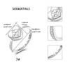 IOHUPCI Sterling Silver Celtic Knot Urn Ring for Ashes Hold