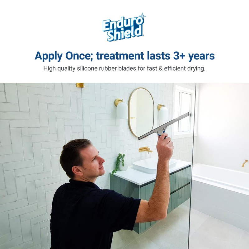 Squeegee & Window Washer Combo - Professional Grade Cleaning Tool