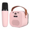 Portable Karaoke Machine LED Dynamic Light Small Bluetooth Speaker with