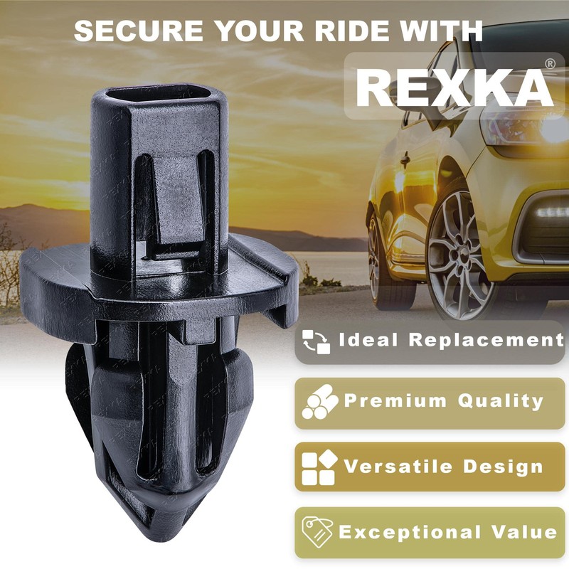 Rexka 10 pcs Bumper Clips for Honda Acura 90661-ST7-003 Integra