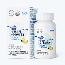 Atomy Alaska E-Omega 3 180 capsules 3 months supply / 애터미 알래스카 이-오메가3 180캡슐 3개월분