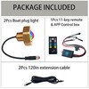 NBWDY 2Pcs Boat Drain Plug Light,RGBW IP68 Underwater Boat Lights