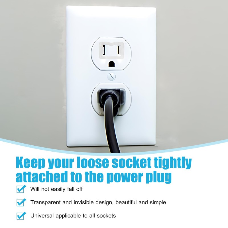 MILAKE Loose Outlet Plug Fix Secure Kit for Wobbly Wall