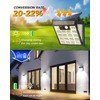 LIFENGSOLER 160LEDs Solar Motion Lights Outdoor,3-Sides Solar Wall Lights Outdoor,
