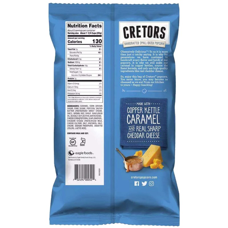 G.H. Cretors The Mix Popped Caramel & Real Cheddar Cheese