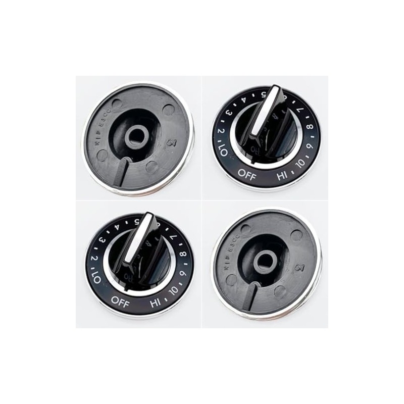 Pistek 4 pack Y700854 AP4290230 PS2201285 Surface Burner Knob for
