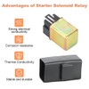 WATERWICH Starter Solenoid Relay Compatible with Kymco Mongoose 70 90