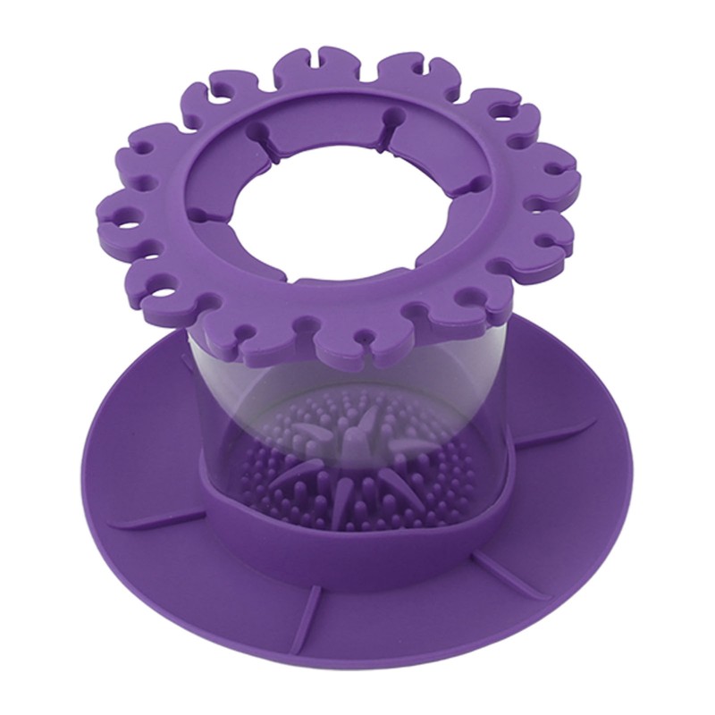 Makeup Brush Cleaner Round Detachable Brush Scrubber Board Cleaner Multifunctional
