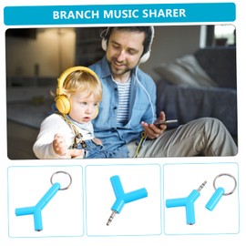 CAXUSD 3.5mm Earphone Splitter Compact Audio Splitter Adapter Share Headphones