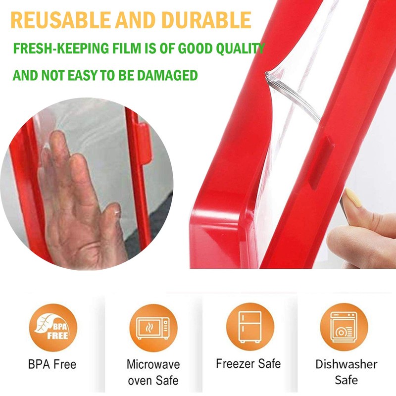 Food Plastic Preservation Tray, Stackable Food Tray Reusable Creative fresh