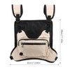 Outdoor Multifunction Tactics Chest Bag Nylon Khaki Leisure Sports Fitness