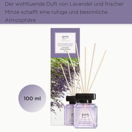 ipuro - Refreshing ipuro lavender touch room fragrance - subtle room freshener with contemplative lavender notes - stylish air freshener in the home for a puristic fragrance experience, 100 ml