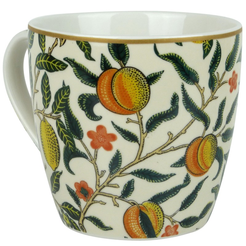 The Leonardo Collection William Morris Fruits Porzellanbecher mit größerer Kapazität,