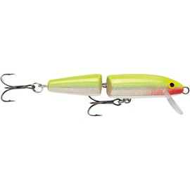 Rapala Jointed 11 Fishing lure, 4.375-Inch, Silver Fluorescent Chartreuse
