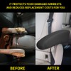AOMSAZTO Front Door Panels Armrest Cover Leather Left & Right