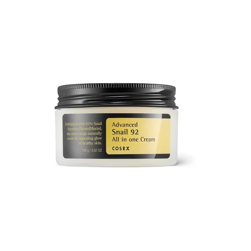 Cosrx Advanced Snail 92 all-in-one cream, 92 mucina, hidratacin completa