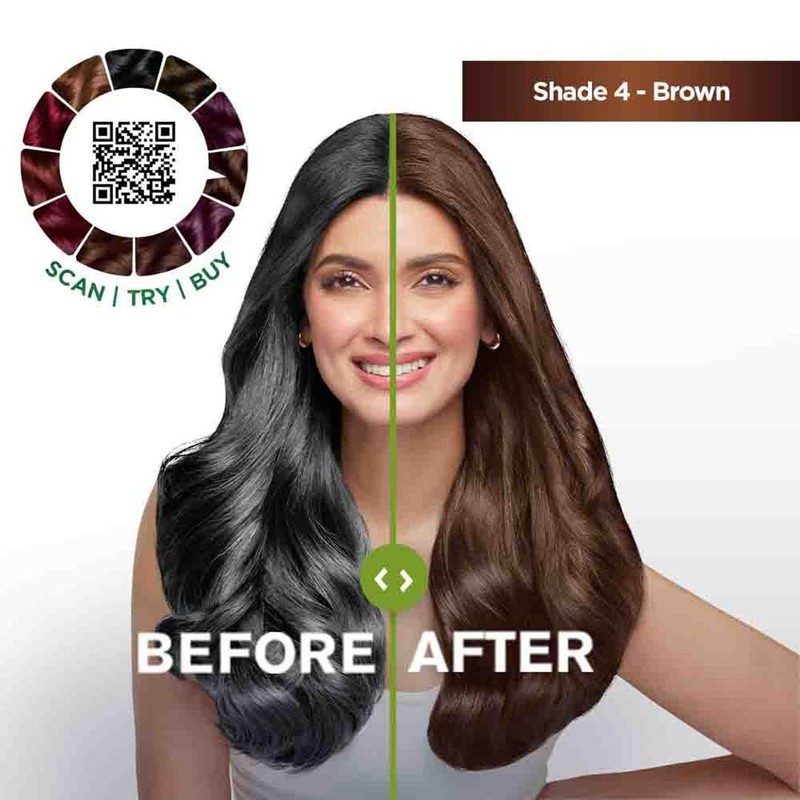 Garnier Color Naturals Crème hair color, Shade 4 Brown, 70ml