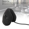 GOWENIC Adjustable DPI Silent Click Ergonomic Vertical Wired Mouse, for,