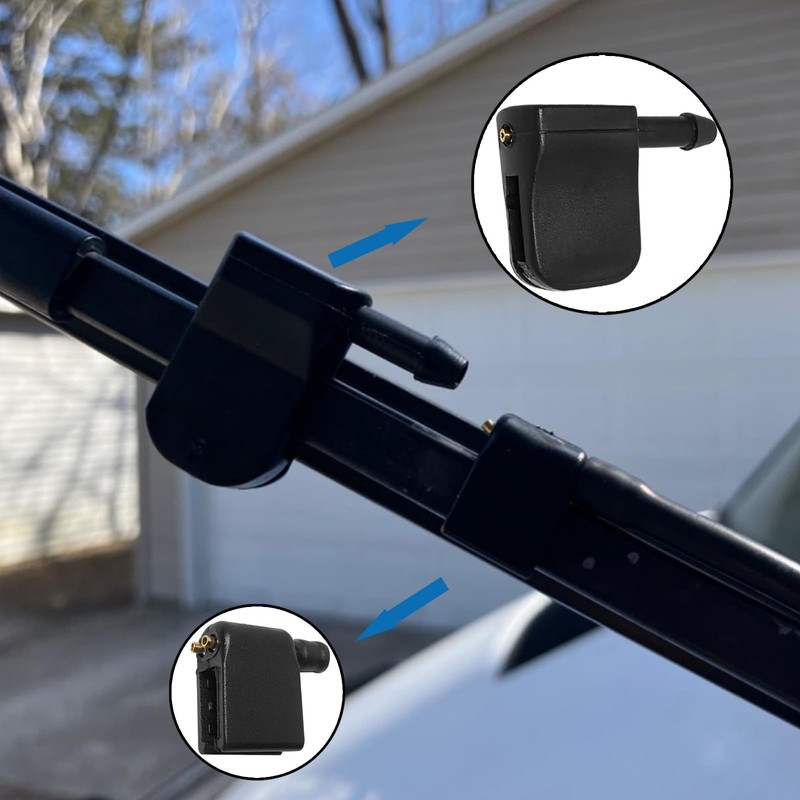 3-way Adjustable Front Windshield Washer Nozzle Kit fit for Ford