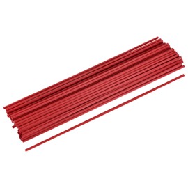 MECCANIXITY Fiber Reed Diffuser Sticks 8.6" x3mm for Aroma Fragrance Essential Oil, Red Pack of 50
