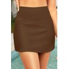 Tempt Me Women High Waisted Swim Skirt - Bathing Suit