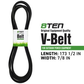 8TEN Deck Belt for John Deere H64484 4010 4200 4400 4410 4500 4300 4600 4210 4700 4510 Compact Tractors 72-Inch