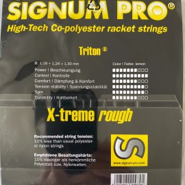 SIGNUM PRO SET TRITON 18/1.18 TENNIS RACQUET STRING CO-POLYESTER