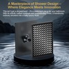 Cobbe Rainfall Shower Head for Bathroom, 11.8 Inch Large Rectangular