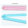 2 PCS Folding Ruler, 30cm Foldable Ruler Clear Ruler 15cm