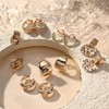 Thunaraz 6 Pairs Clip on Earrings 14K Gold Plated Clip