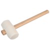 Mallet, Rubber - White 400G | Hammers Mallet Tools, 1