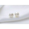 Rakumi Sterling Silver AAAA 6mm White Freshwater Pearl Studs Earrings