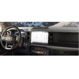 SATIS Screen Protector Compatible with 2021-2024 Bronco Sync 4 12-inch Touchscreen，Anti Scratch,Bubble Free,9H Hardness Tempered Glass